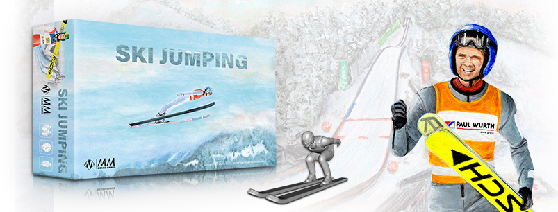 Kickstarter: Das Skisprung-Brettspiel von MMboardgames