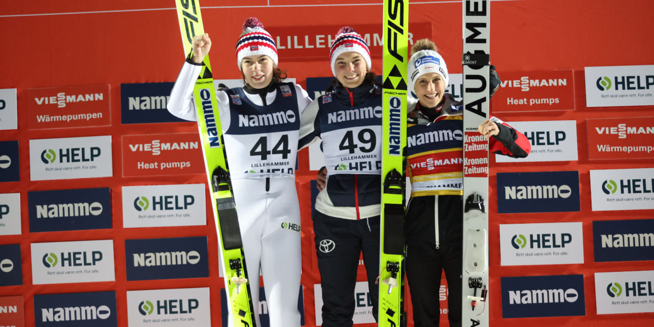 Weltcup Lillehammer: Norwegischer Doppelsieg auf Großschanze