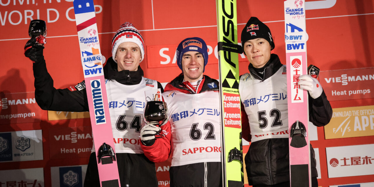 Sapporo: Stefan Kraft mit Tagessieg – Kobayashi erneut mit Podiumsplatz