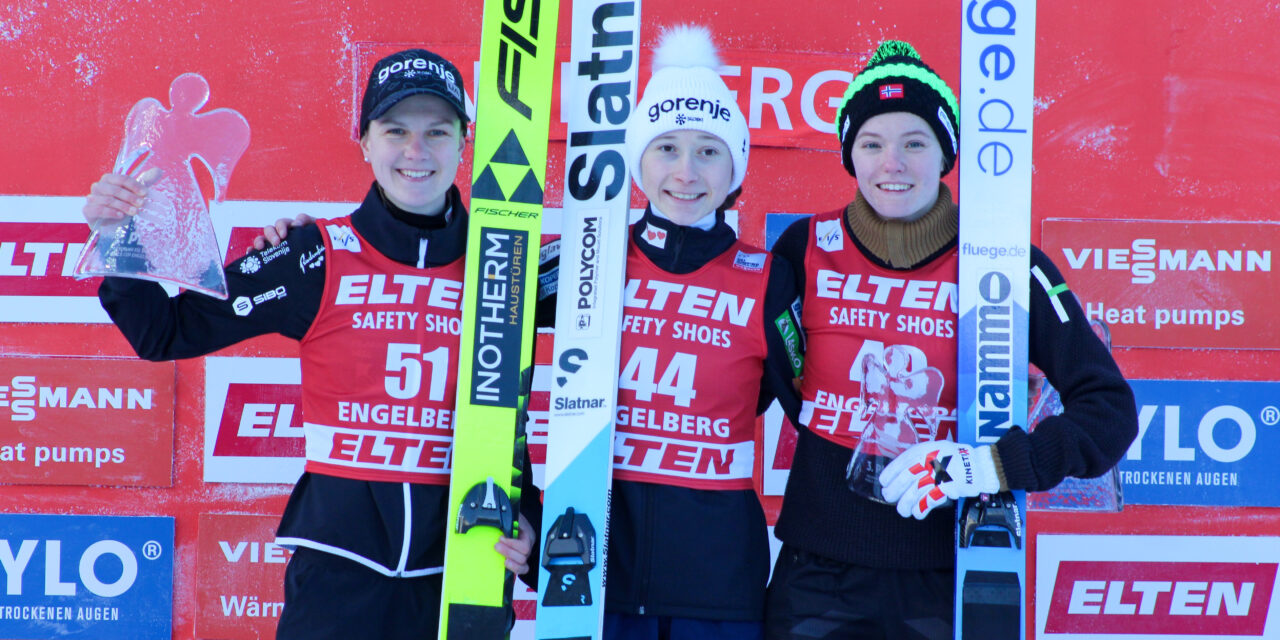 Prevc zum Dritten in Engelberg! Nika Prevc feiert ersten Weltcup-Sieg