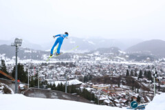 Gregor Deschwanden (SUI); 70. Vierschanzentournee - Oberstdorf, Training & Qualifikation 28.12.21; Foto: Konstanze Schneider