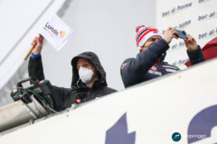 Alex Stöckl & Magnus Brevig (NOR); 70. Vierschanzentournee - Oberstdorf, Einzelwettbewerb 29.12.21; Foto: Konstanze Schneider