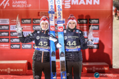 Halvor Egner Granerud und Marius Lindvik (NOR); Willingen - Herren Einzel 29.01.22; Foto: Konstanze Schneider