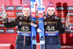 Halvor Egner Granerud und Marius Lindvik (NOR); Willingen - Einzel Herren 29.01.22; Foto: Konstanze Schneider