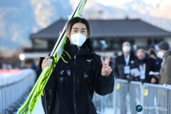 Naoki Namamura (JPN); Vierschanzentournee - GaPa; Neujahrsskispringen 01.01.22; Foto: Konstanze Schneider