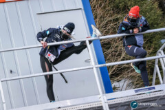 Pauline Hessler und Katharina Althaus (GER); Willingen - Damen Einzel 30.01.22; Foto: Dominik Formela