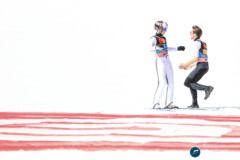 Halvor Egner Granerud, Johann André Forfang (NOR); Skifliegen Planica 26.03.22; Foto: Konstanze Schneider